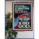 CLOTHED WITH A VESTURE DIPED IN BLOOD AND HIS NAME IS CALLED THE WORD OF GOD  Inspirational Bible Verse Poster  GWPOSTER11867  