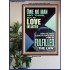 OWE NO MAN ANY THING BUT TO LOVE ONE ANOTHER  Bible Verse for Home Poster  GWPOSTER11871  "24X36"