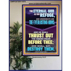 THE EVERLASTING ARMS OF JEHOVAH  Printable Bible Verse to Poster  GWPOSTER11875  "24X36"