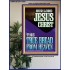 OUR LORD JESUS CHRIST THE TRUE BREAD FROM HEAVEN  Church Poster  GWPOSTER11950  "24X36"