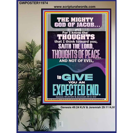 THOUGHTS OF PEACE AND NOT OF EVIL  Scriptural Décor  GWPOSTER11974  