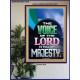 THE VOICE OF THE LORD IS FULL OF MAJESTY  Scriptural Décor Poster  GWPOSTER11978  