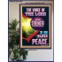 THE VOICE OF THE LORD GIVE STRENGTH UNTO HIS PEOPLE  Bible Verses Poster  GWPOSTER11983  "24X36"