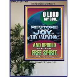 THE JOY OF SALVATION  Bible Verse Poster  GWPOSTER11984  "24X36"