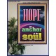 HOPE AN ANCHOR OF THE SOUL  Scripture Poster Signs  GWPOSTER11987  