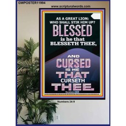 BLESSED IS HE THAT BLESSETH THEE  Encouraging Bible Verse Poster  GWPOSTER11994  "24X36"