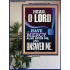 O LORD HAVE MERCY ALSO UPON ME AND ANSWER ME  Bible Verse Wall Art Poster  GWPOSTER12189  "24X36"