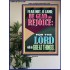 FEAR NOT O LAND THE LORD WILL DO GREAT THINGS  Christian Paintings Poster  GWPOSTER12198  "24X36"