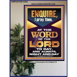 MEDITATE THE WORD OF THE LORD DAY AND NIGHT  Contemporary Christian Wall Art Poster  GWPOSTER12202  "24X36"