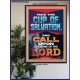 TAKE THE CUP OF SALVATION AND CALL UPON THE NAME OF THE LORD  Scripture Art Poster  GWPOSTER12203  