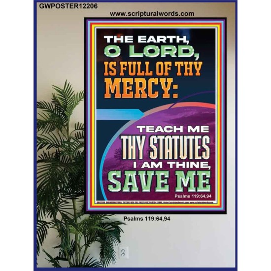 I AM THINE SAVE ME O LORD  Scripture Art Prints  GWPOSTER12206  