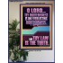THY LAW IS THE TRUTH O LORD  Religious Wall Art   GWPOSTER12213  "24X36"