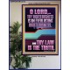 THY LAW IS THE TRUTH O LORD  Religious Wall Art   GWPOSTER12213  