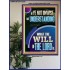 UNDERSTAND WHAT THE WILL OF THE LORD IS  Sanctuary Wall Picture Poster  GWPOSTER12228  "24X36"