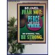 BELOVED FEAR NOT PEACE BE UNTO THEE  Unique Power Bible Poster  GWPOSTER12231  