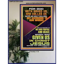 AN HOLY CALLING NOT ACCORDING TO OUR WORKS  Biblical Paintings  GWPOSTER12253  "24X36"