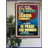 ALL THINGS BE GLORIFIED THROUGH JESUS CHRIST  Contemporary Christian Wall Art Poster  GWPOSTER12258  "24X36"