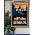 ABBA FATHER SAVE WITH THY RIGHT HAND AND ANSWER ME  Scripture Art Prints Poster  GWPOSTER12273  "24X36"