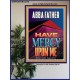 ABBA FATHER HAVE MERCY UPON ME  Contemporary Christian Wall Art  GWPOSTER12276  