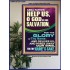 ABBA FATHER HELP US O GOD OF OUR SALVATION  Christian Wall Art  GWPOSTER12280  "24X36"
