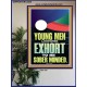 YOUNG MEN BE SOBERLY MINDED  Scriptural Wall Art  GWPOSTER12285  