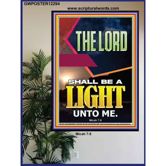 BE A LIGHT UNTO ME  Bible Verse Poster  GWPOSTER12294  