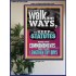 WALK IN MY WAYS AND KEEP MY COMMANDMENTS  Wall & Art Décor  GWPOSTER12296  "24X36"