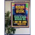 FROM THE RISING OF THE SUN AND THE WEST THERE IS NONE BESIDE ME  Affordable Wall Art  GWPOSTER12308  "24X36"