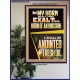 MY HORN SHALT THOU EXALT   Custom Contemporary Christian Wall Art  GWPOSTER12315  