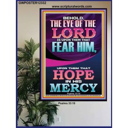 THEY THAT HOPE IN HIS MERCY  Unique Scriptural ArtWork  GWPOSTER12332  "24X36"