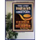 THE LORD BROUGHT ME FORTH INTO A LARGE PLACE  Art & Décor Poster  GWPOSTER12347  