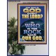 WHO IS THE ROCK SAVE OUR GOD  Art & Décor Poster  GWPOSTER12348  