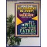 I SEEK NOT MINE OWN WILL BUT THE WILL OF THE FATHER  Inspirational Bible Verse Poster  GWPOSTER12385  "24X36"