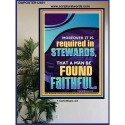 BE FOUND FAITHFUL  Sanctuary Wall Poster  GWPOSTER12651  "24X36"