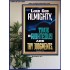 LORD GOD ALMIGHTY TRUE AND RIGHTEOUS ARE THY JUDGMENTS  Ultimate Inspirational Wall Art Poster  GWPOSTER12661  "24X36"