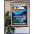 GIVE HEED TO ME O LORD AND HEARKEN TO THE VOICE OF MY ADVERSARIES  Righteous Living Christian Poster  GWPOSTER12665  "24X36"