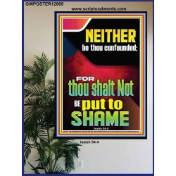 THOU SHALT NOT BE PUT TO SHAME  Sanctuary Wall Poster  GWPOSTER12669  "24X36"
