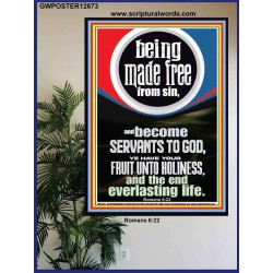 HAVE YOUR FRUIT UNTO HOLINESS AND THE END EVERLASTING LIFE  Ultimate Power Poster  GWPOSTER12673  "24X36"