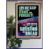 LOVE NOT SLEEP LEST THOU COME TO POVERTY  Unique Power Bible Poster  GWPOSTER12681  "24X36"