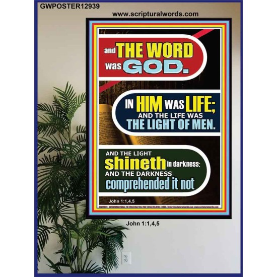 IN HIM WAS LIFE AND THE LIFE WAS THE LIGHT OF MEN  Eternal Power Poster  GWPOSTER12939  