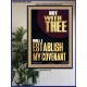 WITH THEE WILL I ESTABLISH MY COVENANT  Scriptures Wall Art  GWPOSTER13001  