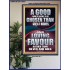 LOVING FAVOUR IS BETTER THAN SILVER AND GOLD  Scriptural Décor  GWPOSTER13003  "24X36"