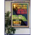 OPEN YE THE GATES DO GREAT AND MIGHTY THINGS JEHOVAH JIREH MY LORD  Scriptural Décor Poster  GWPOSTER13007  "24X36"