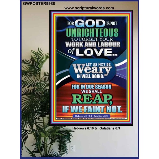 DO NOT BE WEARY IN WELL DOING  Children Room Poster  GWPOSTER9988  