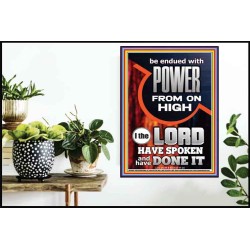 POWER FROM ON HIGH - HOLY GHOST FIRE  Righteous Living Christian Picture  GWPOSTER10003  "24X36"