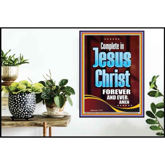 COMPLETE IN JESUS CHRIST FOREVER  Children Room Poster  GWPOSTER10015  