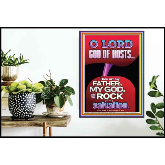 JEHOVAH THOU ART MY FATHER MY GOD  Scriptures Wall Art  GWPOSTER10082  