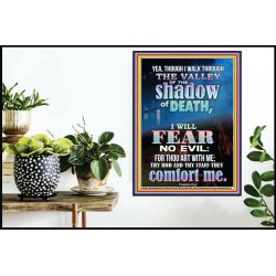 WALK THROUGH THE VALLEY OF THE SHADOW OF DEATH  Scripture Art  GWPOSTER10502  "24X36"