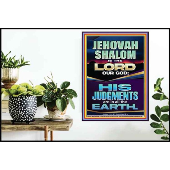 JEHOVAH SHALOM IS THE LORD OUR GOD  Christian Paintings  GWPOSTER10697  