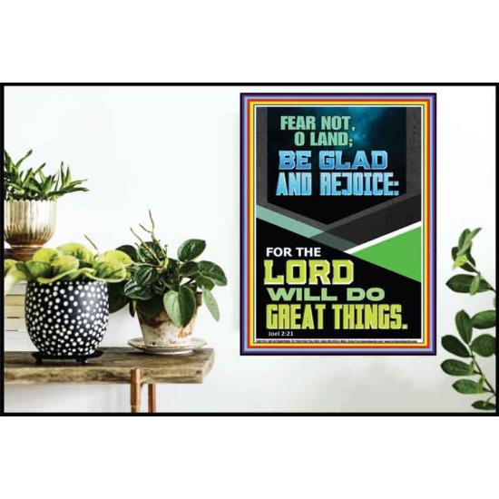 THE LORD WILL DO GREAT THINGS  Christian Paintings  GWPOSTER11774  